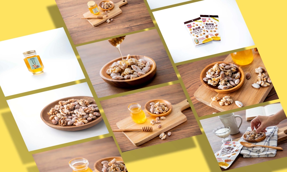 やまと蜂蜜 | 乳酸菌ハニーナッツ商品撮影